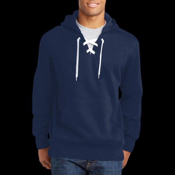 Unisex Hockey Style Hooded Sweatshirt Thumbnail