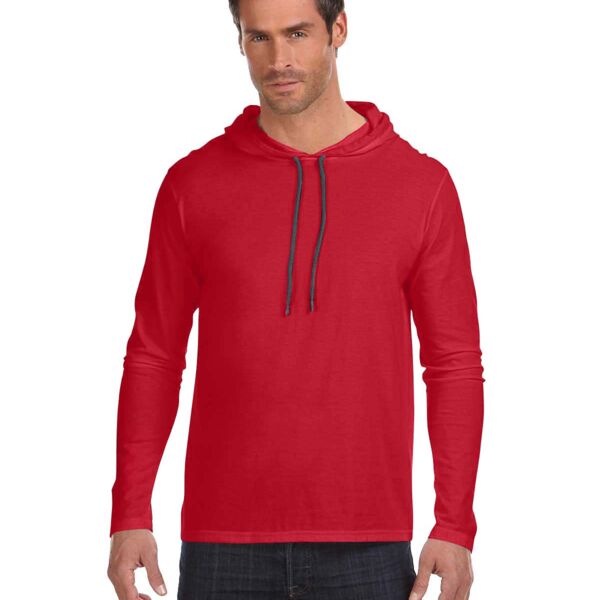 Anvil Adult Lightweight Long-Sleeve Hooded T-Shirt Thumbnail