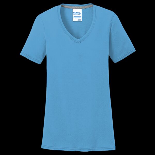 Ladies 65/35 Performance V-Neck T-Shirt Thumbnail