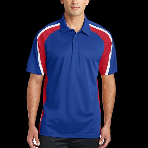 Adult Tricolor Micropique Polo Thumbnail