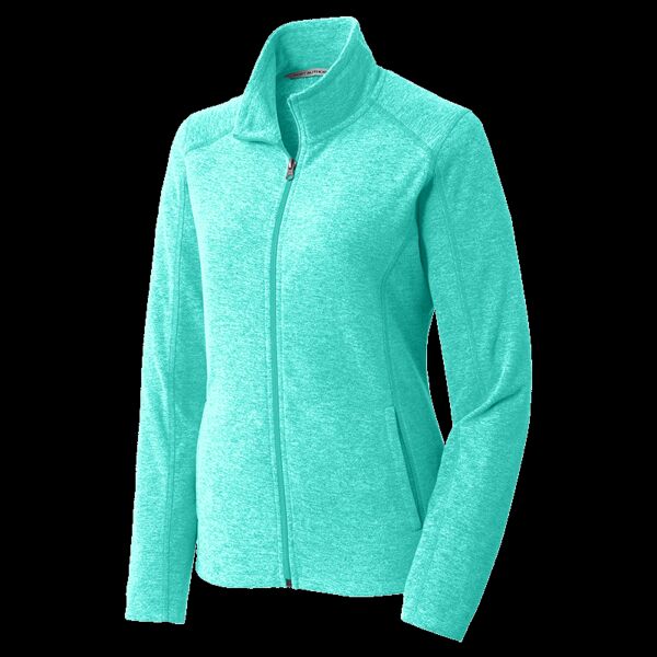 Ladies Heather Microfleece Jacket Thumbnail