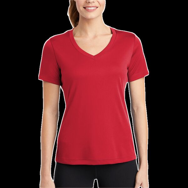 Ladies PosiCharge ® Competitor™ V Neck Tee Thumbnail