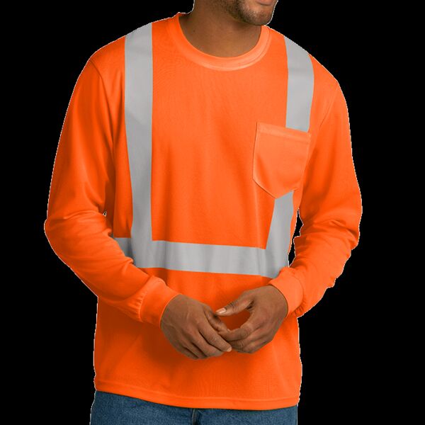 ® Ansi 107 Class 2 Mesh Long Sleeve Tee Thumbnail