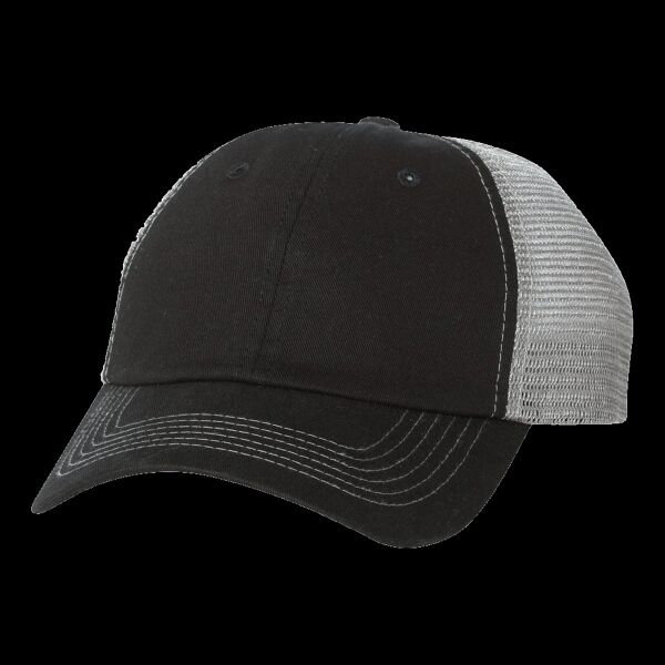 Contrast-Stitch Mesh-Back Cap Thumbnail